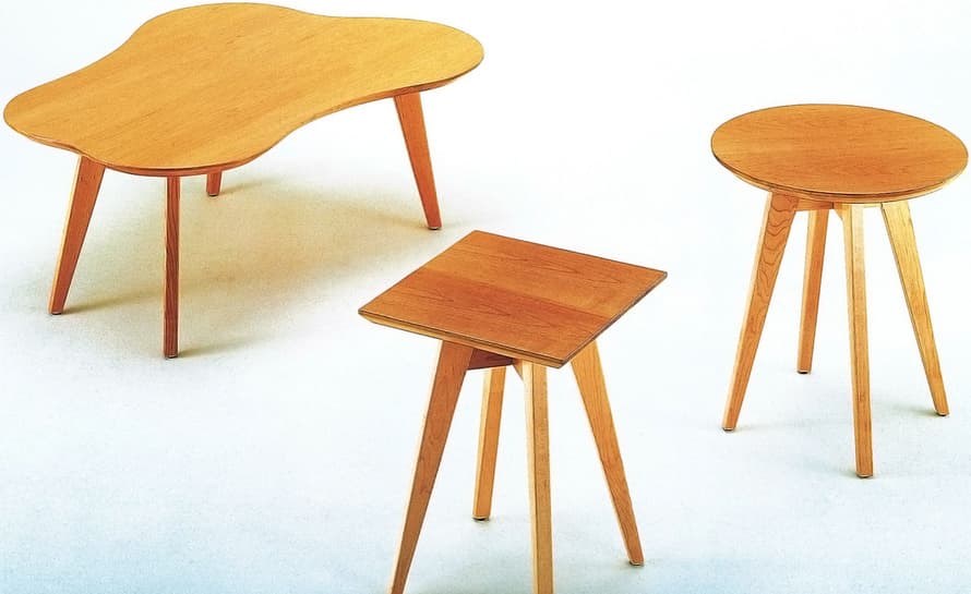 risom amoeba coffee table