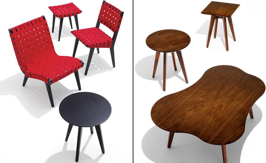 risom round side table