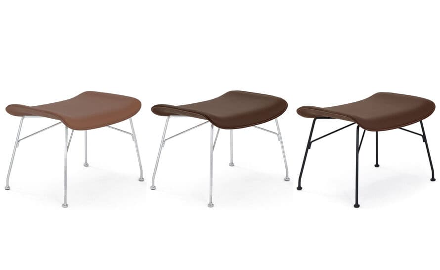 s/wood ottoman