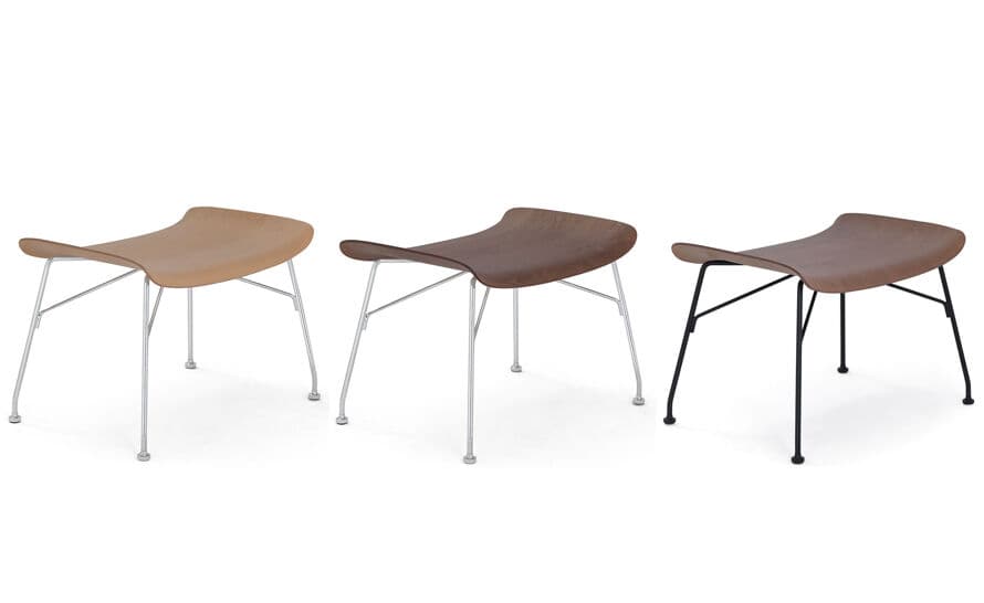 s/wood ottoman