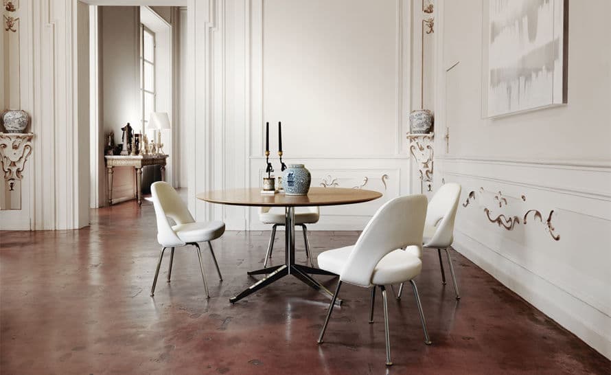 saarinen executive side chair with metal legs – thumbnail image #8