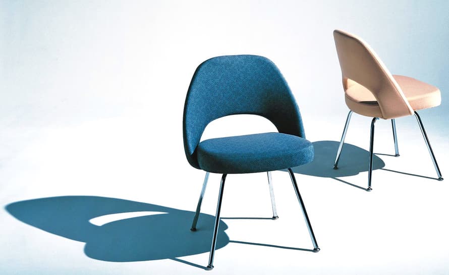 saarinen executive side chair with metal legs – thumbnail image #7