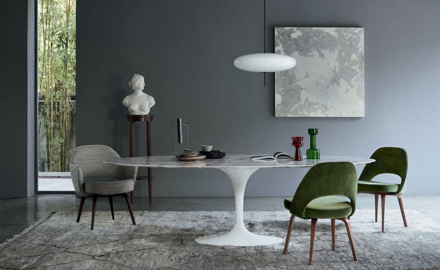 saarinen executive side chair with wood legs – thumbnail image #14