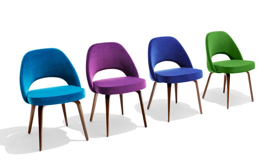 saarinen executive side chair with wood legs – thumbnail image #16