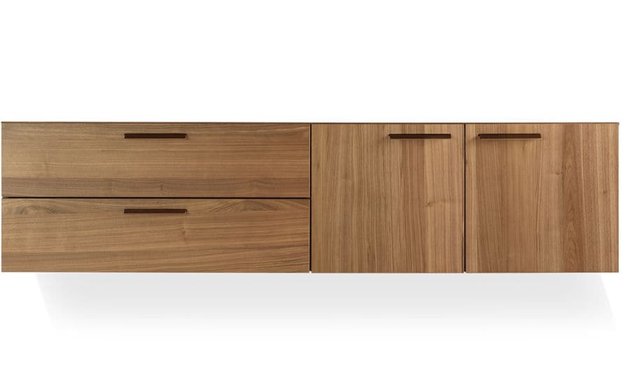 shale 2 door / 2 drawer wall mounted cabinet