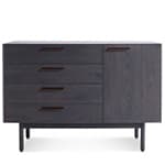 shale 4 drawer / 1 door credenza
