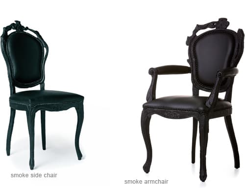 smoke dining chair