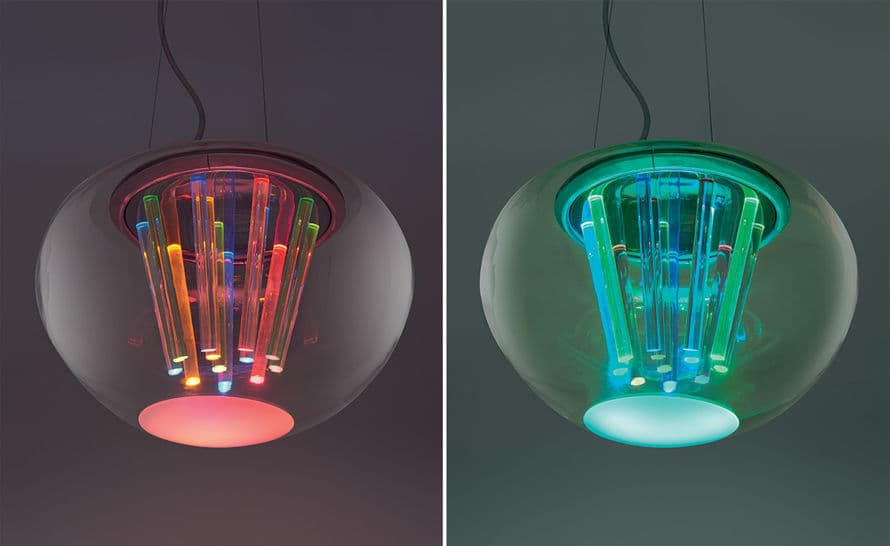 spectral suspension lamp