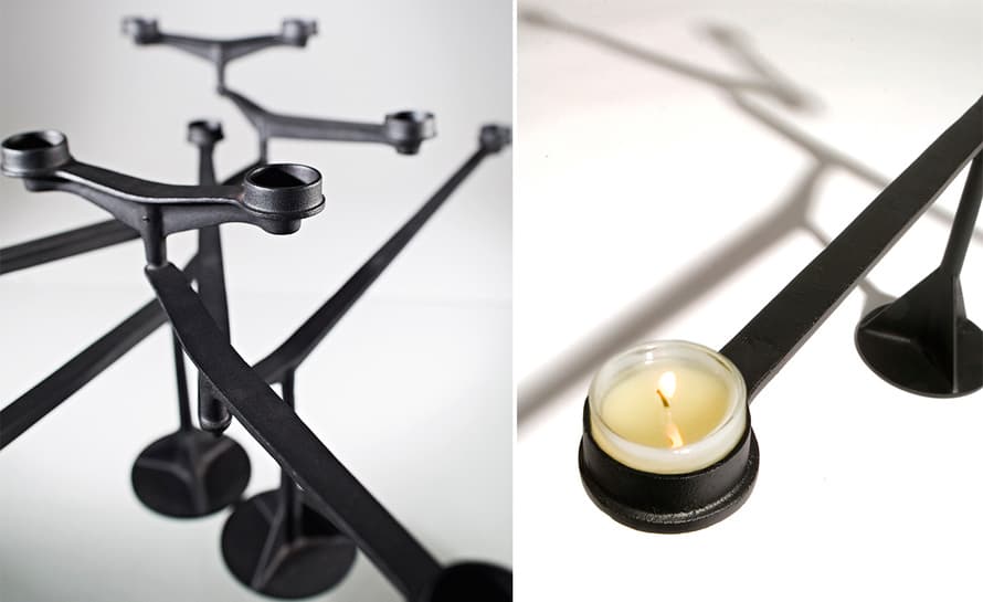 spin table candelabra