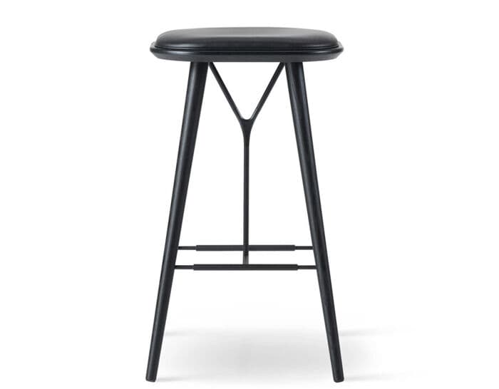 spine wood base stool
