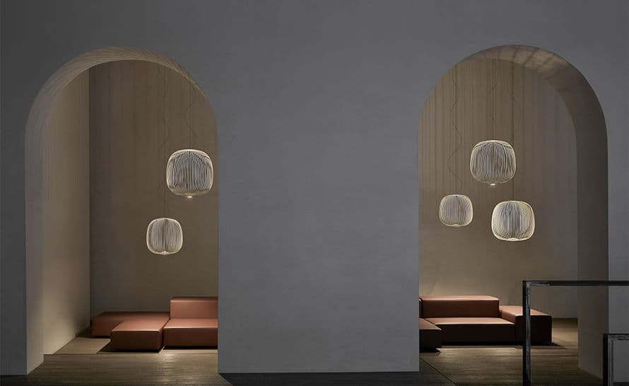 spokes led suspension lamp