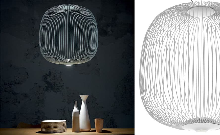 spokes led suspension lamp