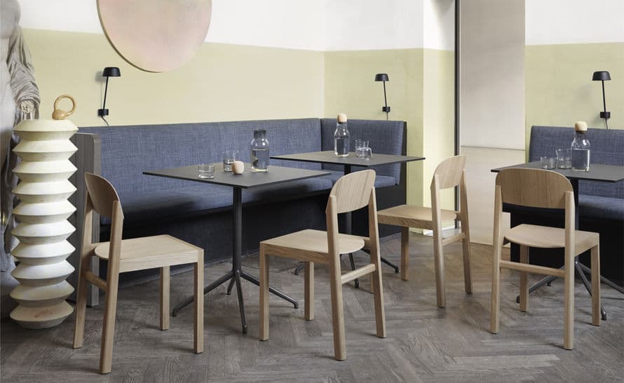 still square cafe table