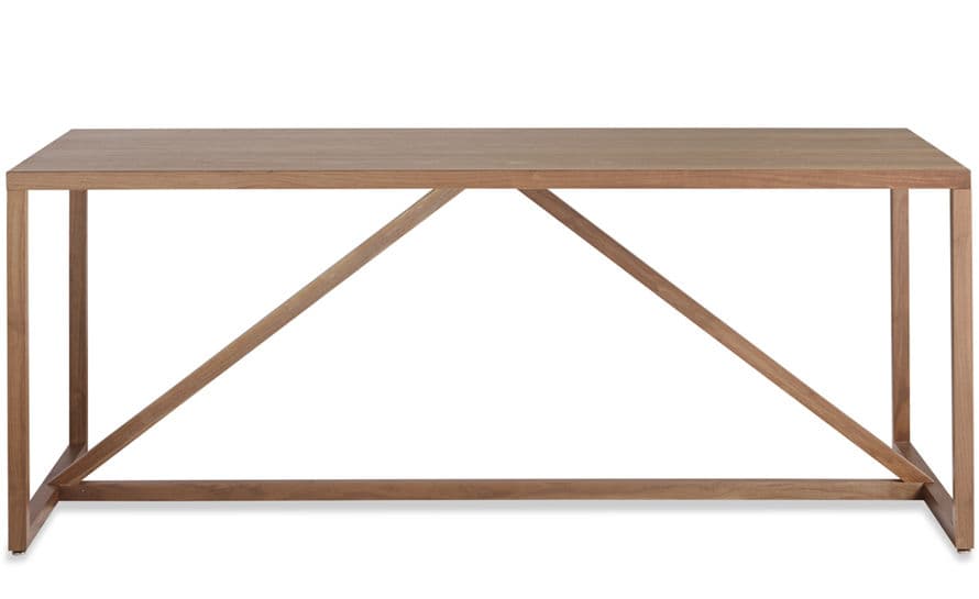 strut large wood table