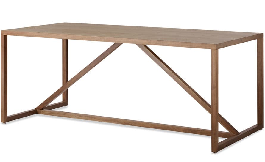strut large wood table