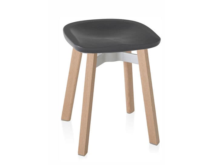 su small stool with plastic seat