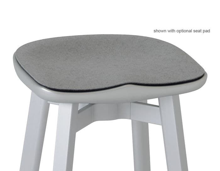 su stool with plastic seat