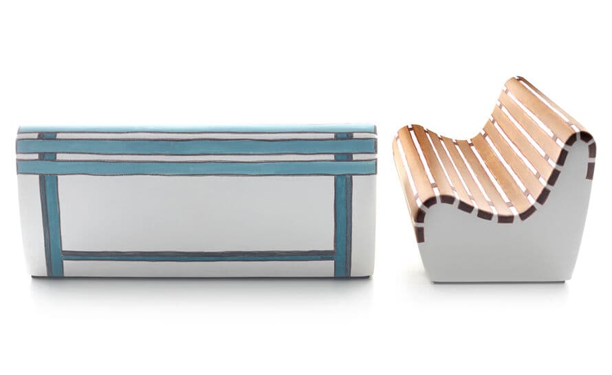 summertime bench from gufram