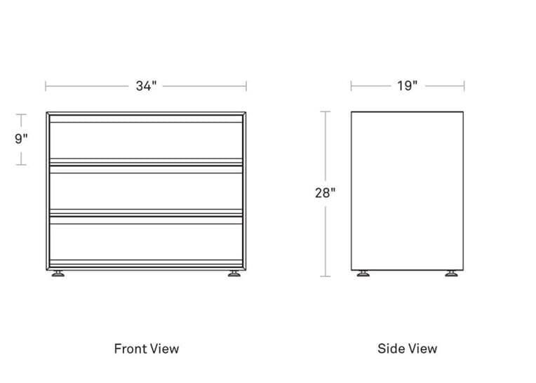 superchoice 3 drawer dresser