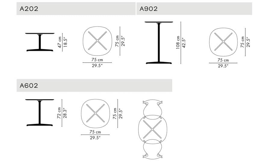 supercircular 29.5" dia. table – thumbnail image #3