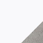 white seat / natural concrete base (5286)
