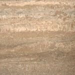 Epic Coffee Table / 43.3" diameter - stone / warm taupe travertine