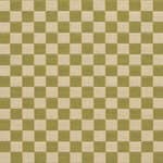 girard checker - emerald light / ivory