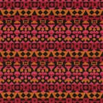 girard arabesque - crimson / pink