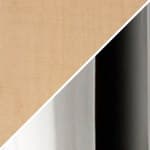 48" width - natural maple / trivalent chrome