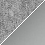 light grey felt / silver base