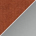 copper felt / silver base