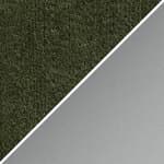 olive felt / silver base