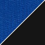 cobalt felt / black base
