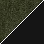 olive felt / black base