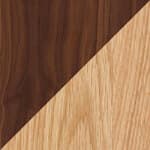 oak frame / walnut back - lacquered