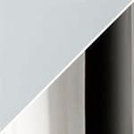 clear glass / chrome base