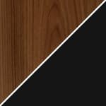 adjustable height - walnut top / black base (KS11-WAL001-DRBL)