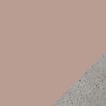 blush seat / natural concrete base (5284)