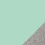 mint seat / natural concrete base (5285)
