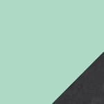 mint seat / black concrete base (5285)