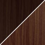 walnut case & dark brown walnut drawers combination