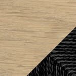 black papercord / oak, soap