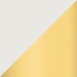 white shade - brass stem - white marble base