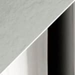 structured clear glass / chrome base