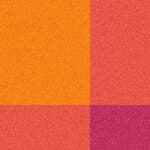 orange/fuschia
