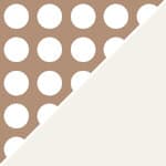 sand seat / white frame