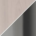 light wood shelves / titanium frame