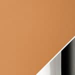 natural saddle leather / stainless steel