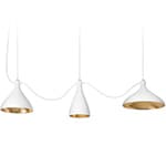 swell 3 string mixed pendant lamps