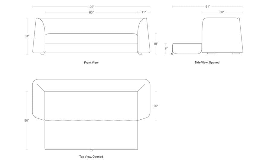 thataway sleeper sofa – thumbnail image #18